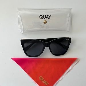 Quay After Party Sunglasses Black
